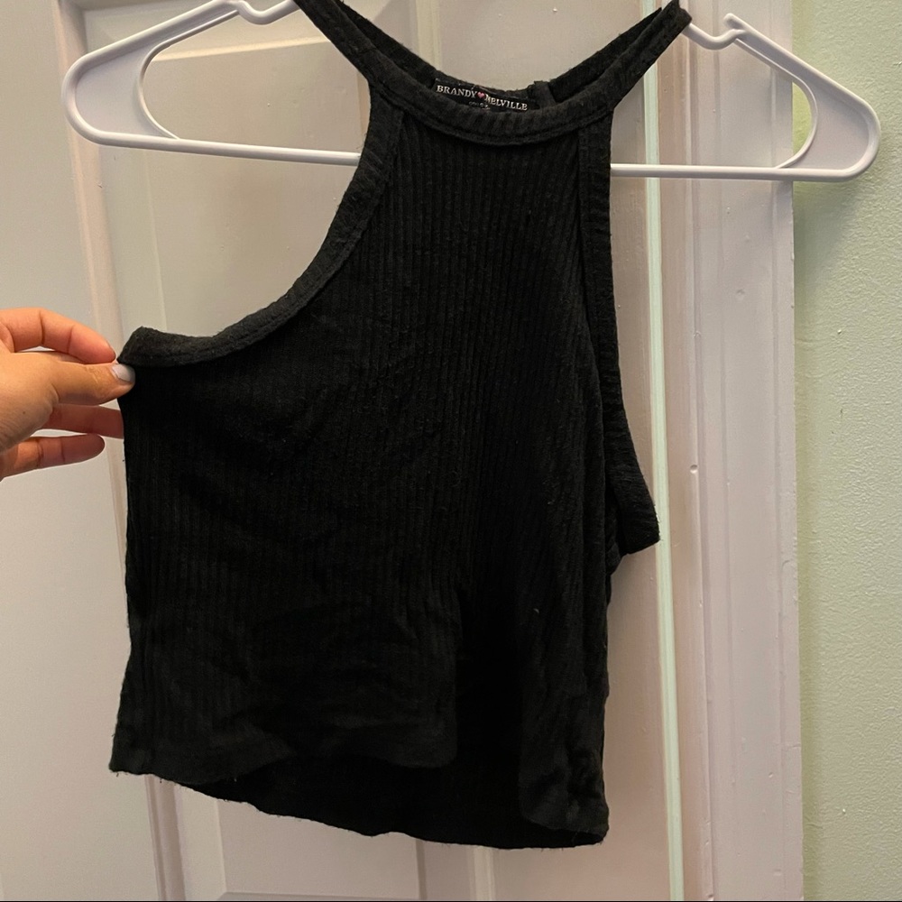 brandy melville halter crop top